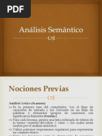 Análisis Semántico