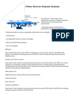 Industrial Brackish Water Reverse Osmosis Systems