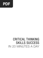 Critical Thinking Skills Success