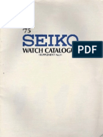1975 Seiko Catalog