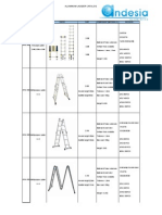 Aluminum Ladder Catalog: Description Photo Size Component (Materials) Package