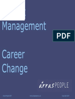 Project Management Career Change