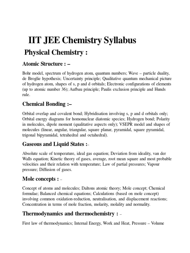 IIT JEE Syllabus  Alkene  Chemical Reactions