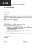 Contoh Surat Penempatan Kerja