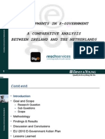 Developments in E-Government: A Comparative Analysis Between Ireland and The Netherlands