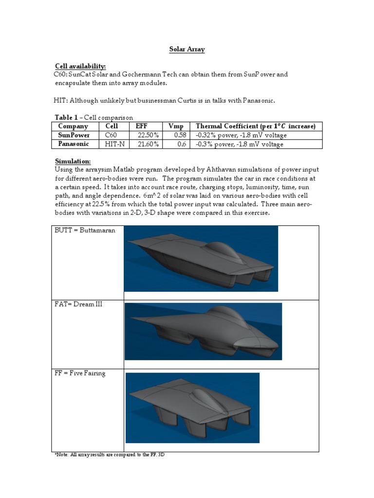 Solar Array Performance Analysis | PDF | Solar Cell | Sun