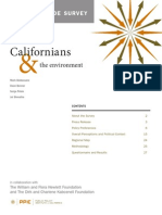 PPIC Statewide Survey: Californians and The Environment