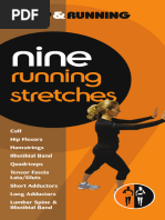 Nine running stretches