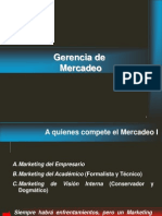 Gerencia de Mercadeo