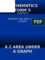 Math (F5) - Gradient and Area Under A Graph 6.2