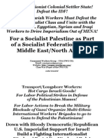 Posters for Palestine Solidarity Actions