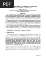 Download Jurnal Teknik Sipil - Managemen Limbah Dalam Proyek Konstruksi by EndoGutierrez SN234974329 doc pdf