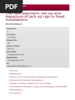 6-HSE OSD 21 - The Safe Approach, Set-Up and Departure of Jack Up Rigs To Fixed Installations