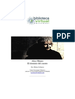 Trabajo Sobre Alice Munro PDF | PDF