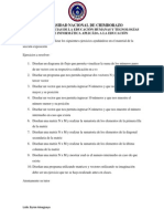 Esta Tarea Consiste en Realizar Los Siguientes Ejercicios Ayudándose en El Material de La Sección Exposición