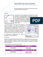 Preparación de Soluciones Gral I