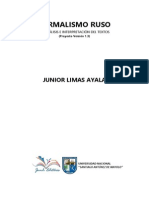 Formalismo Ruso - Análisis e Interpretación