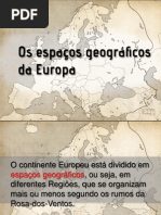 Espaços Geográficos Da Europa