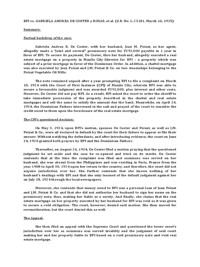 Case study bpi vs de coster image
