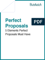 Five Elements of A Perfect Proposal