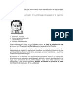 Análisis de Causas Que Provocan Mala Identificación de Causas