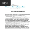 Ejemplo de carta de intención de compra  Violencia