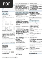 VBA Cheat Sheet, Sheets and Ranges - 2015 Kelly | Microsoft Excel ...