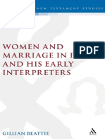 Women and Marriage in Paul and His Early Interpreters, Gillian Beattie