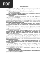 O Que é Oficina Pedagógica
