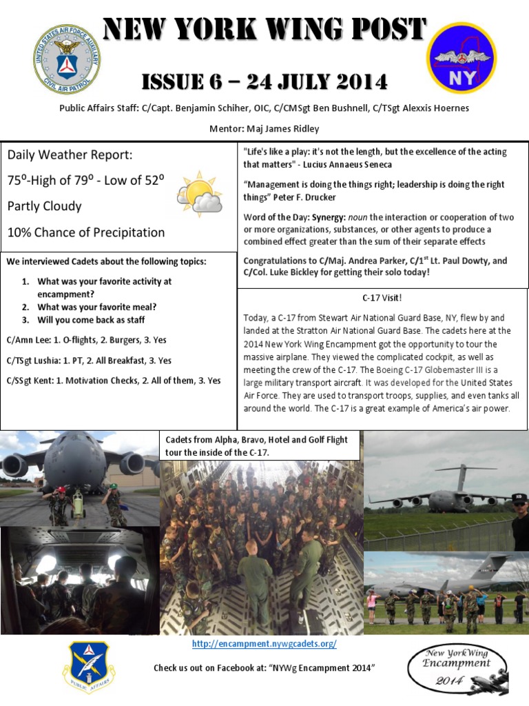 Encampment Newsletter Issue 6 | PDF | Sergeant | Cadet