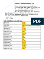 Acid Nomenclature KEY1