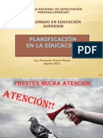 Planeacion en La Educación1