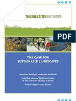 The Case For Sustainable Landscapes - 2009