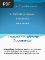 2 - As Fontes de Informação
