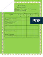 Lista de Cotejo Heteroevaluacin