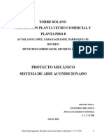 Memoria Sistema de Aire Acondicionado Torre Solano Final