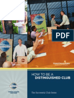 Distinguished Club Program