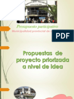 Presupuesto Participativo