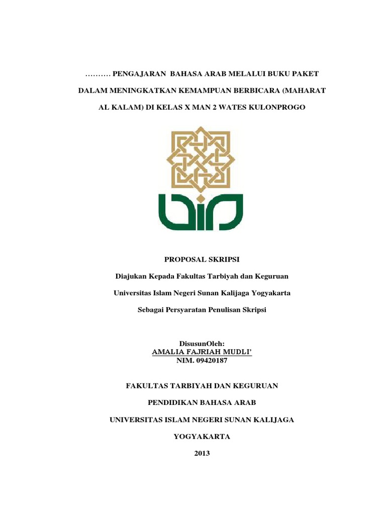 Analisis Pengajaran Bahasa Arab Melalui Buku Paket Dalam Meningkatkan Kemampuan Berbicara