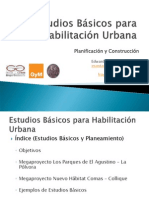 Presentación 081113 Estudios Básicos para Habilitación Urbana