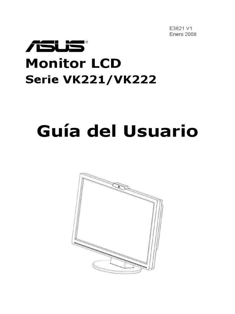 621 Vk221 222 Series Spanish Pdf Monitor De Computadora Ingenieria Electronica