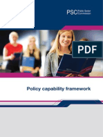 Policy Capability Framework