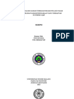 Pengaruh Analisis Saham Terhadap Reaksi Pelaku Pasar