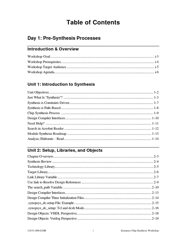 Chip Synthesis 1392 PDF Hardware Description Language