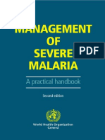 WHO Management of Severe Malaria