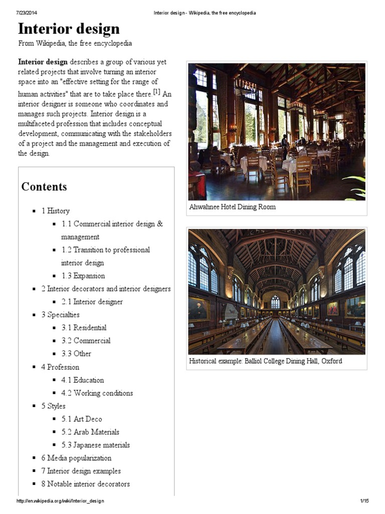 Overview of Interior Design History | PDF | Interior Design | Art Media