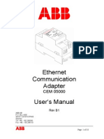 2CMT001015 B1 en Ethernet Communication Adapter CEM 05000 User S Manual