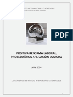 Documentos Instituto Cuatrecasas_positiva Reforma Laboral, Problemática Aplicación Judicial Julio_2014