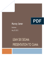 2012 Presentation Lean 6 Sigma