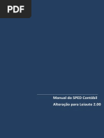 Manual ECD Alteracao Leiaute 2 00 - Versao Protheus 11